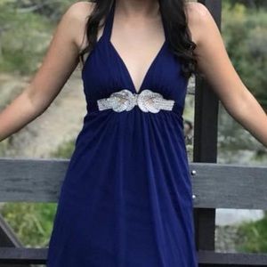 XOXO royal blue homecoming dress